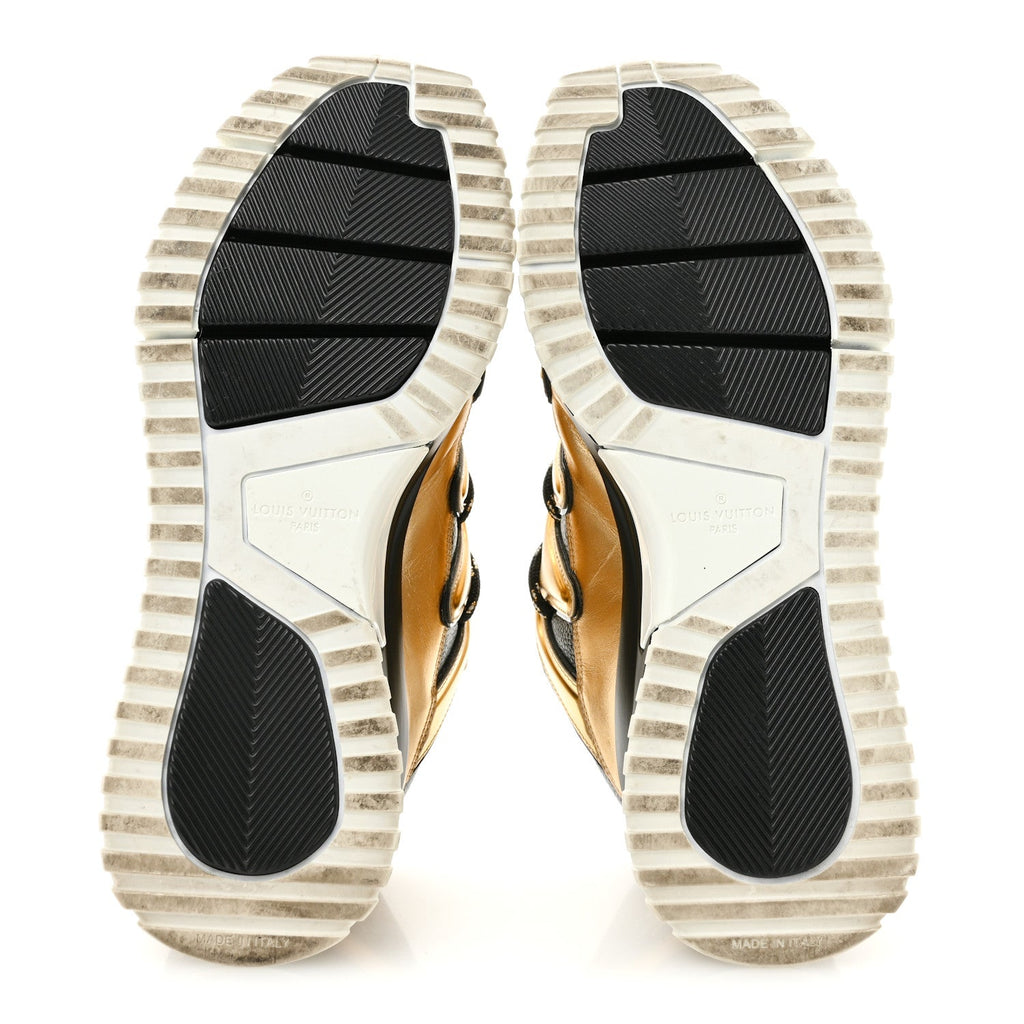 Calfskin Mens Zig Zag Sneakers 8 Black Gold £¨ Direct shipment via from wholesalehk.shop