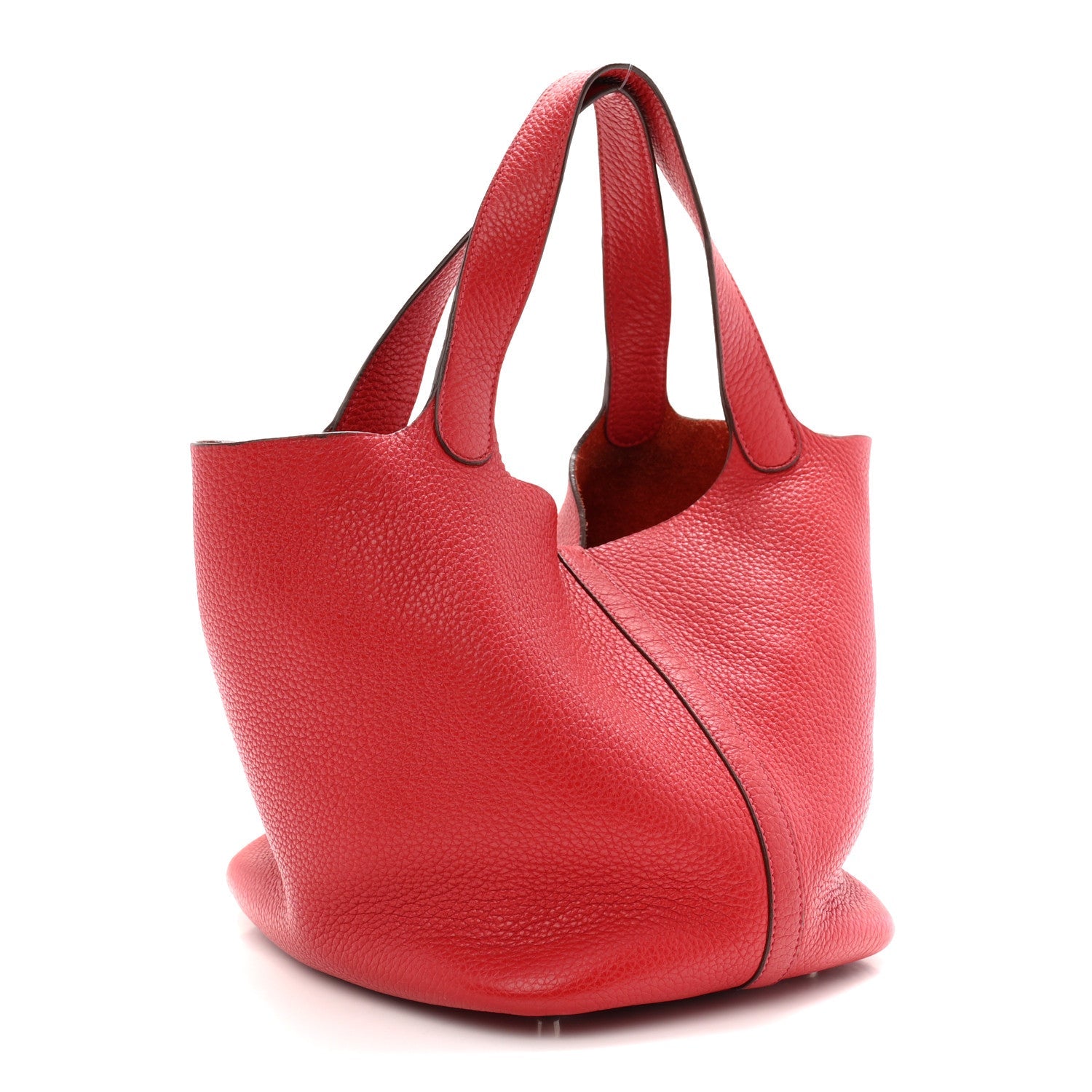 Taurillon Clemence Picotin Lock 22 MM Rouge Casaque £¨ Direct shipment via from wholesalehk.shop