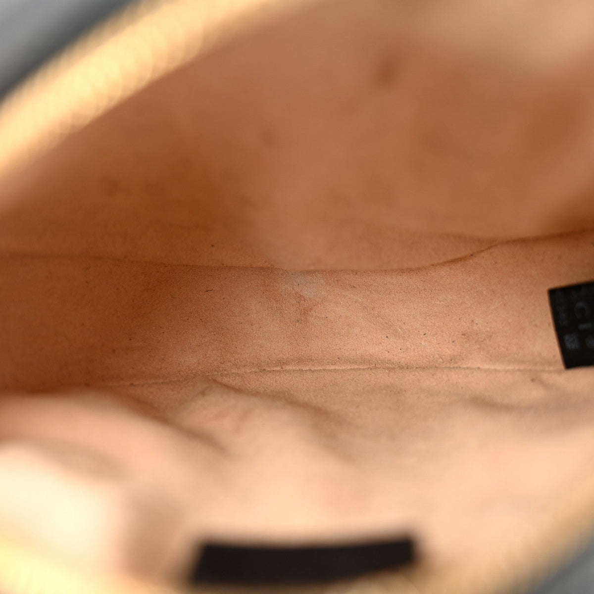 Grained Calfskin Web Mini Ophidia Round Shoulder Bag Black wholesalehk.shop