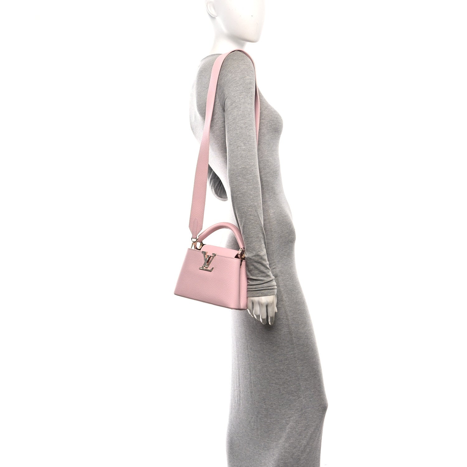 Taurillon Marble Capucines Mini Pink £¨ Direct shipment via from wholesalehk.shop