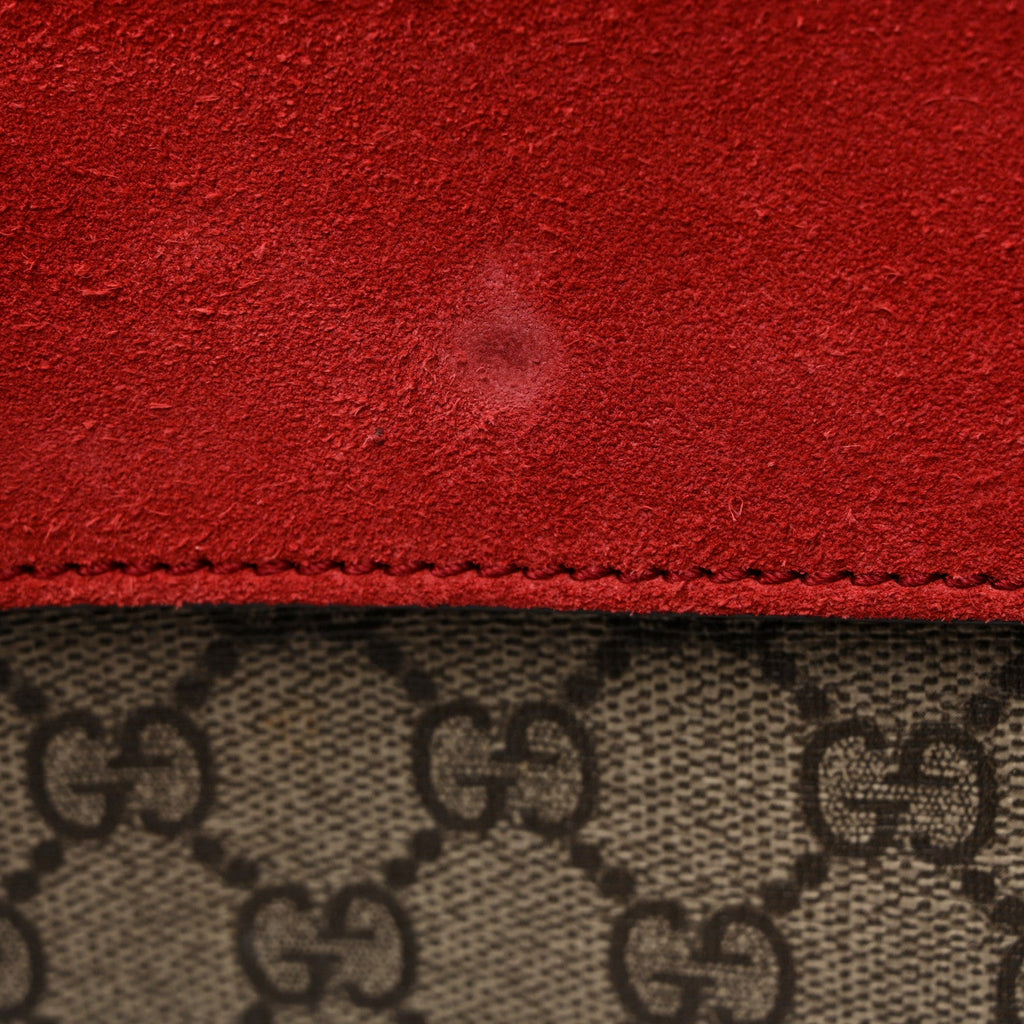 GG Supreme Monogram Small Dionysus Shoulder Bag Red wholesalehk.shop