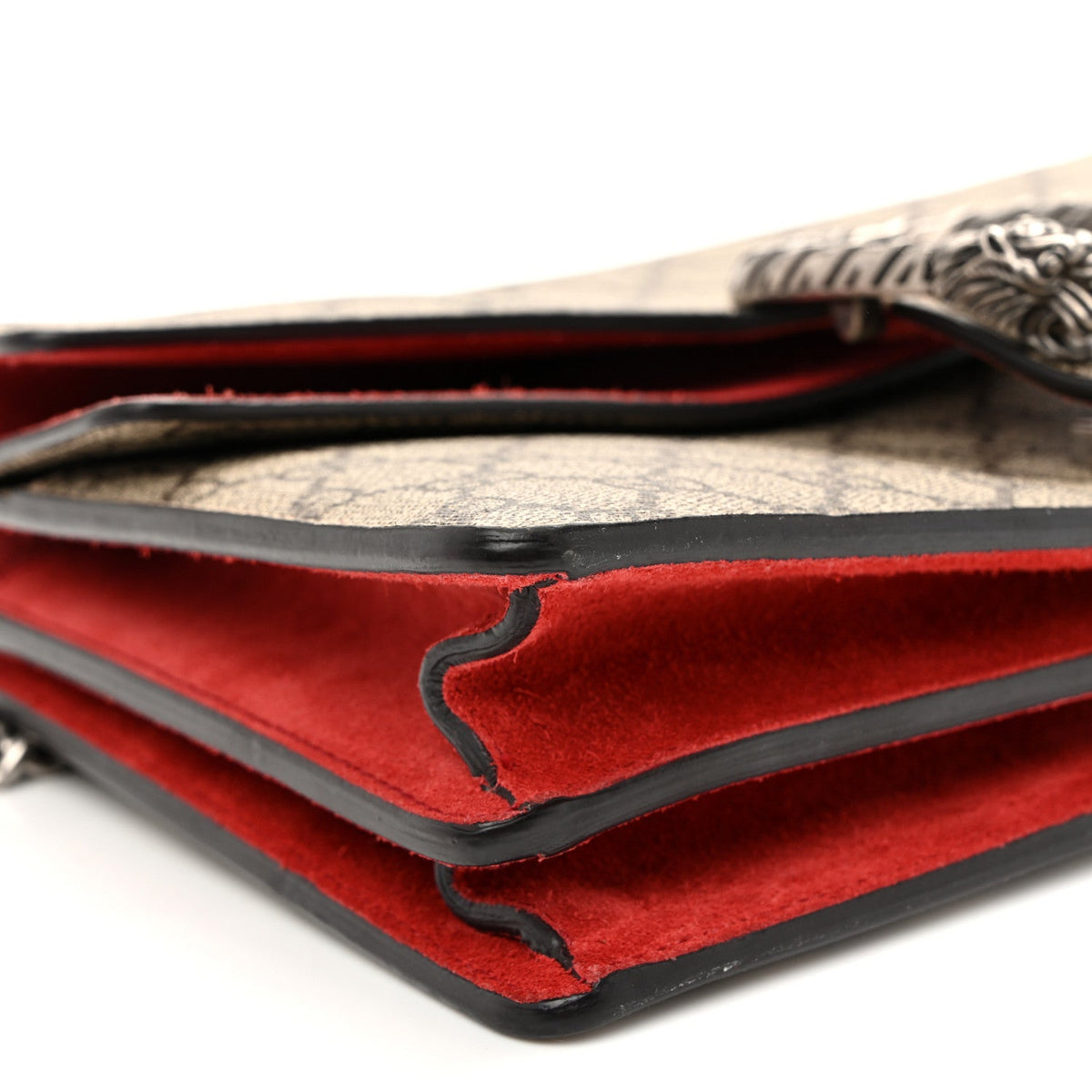 GG Supreme Monogram Small Dionysus Shoulder Bag Red wholesalehk.shop