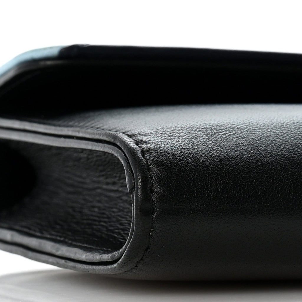 Lambskin Airlines Wallet On Chain WOC Blue Black Red wholesalehk.shop