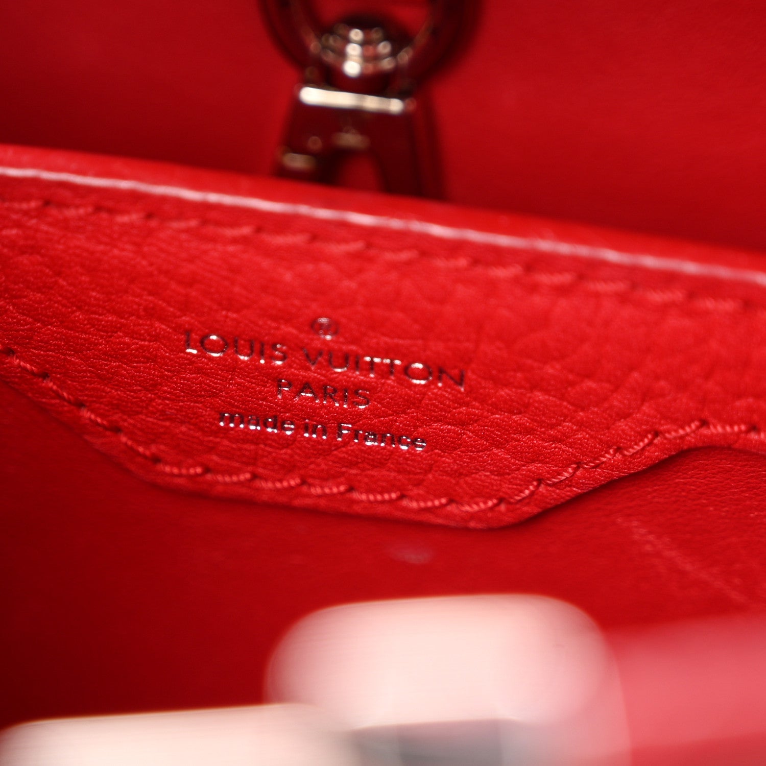 Taurillon Capucines BB Scarlet Red £¨ Direct shipment via from wholesalehk.shop