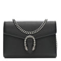 Calfskin Mini Dionysus Chain Wallet Black wholesalehk.shop