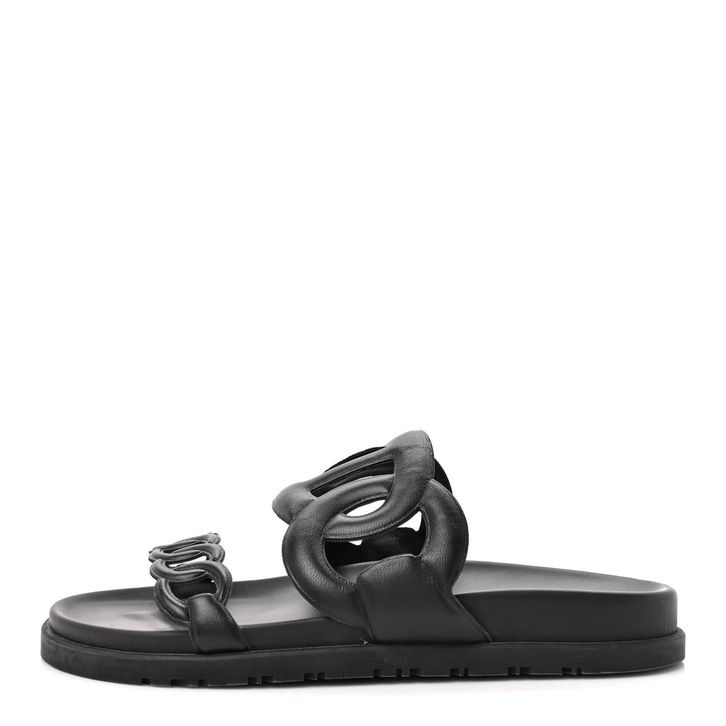 Nappa Extra Sandals 37 Black wholesalehk.shop