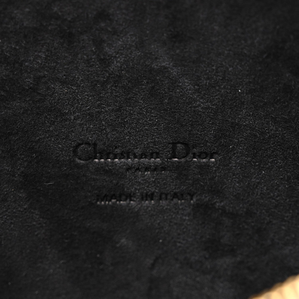 Grained Calfskin Caro Double Pouch Black wholesalehk.shop