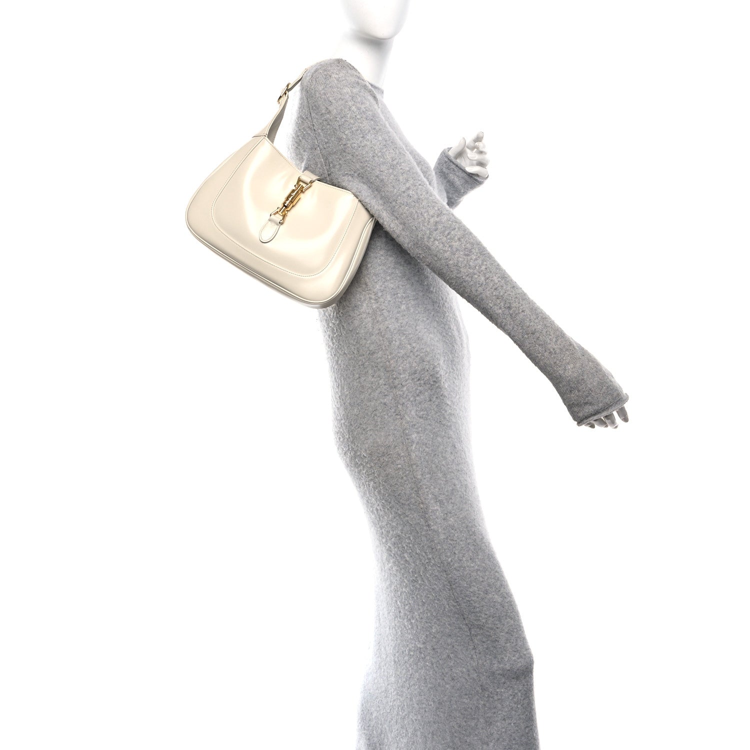 Boarded Dyana Lux Calfskin Small Jackie 1961 Hobo Mystic White £¨ Direct shipment via from wholesalehk.shop
