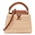 Rattan Calfskin Capucines BB Tan £¨ Direct shipment via from wholesalehk.shop