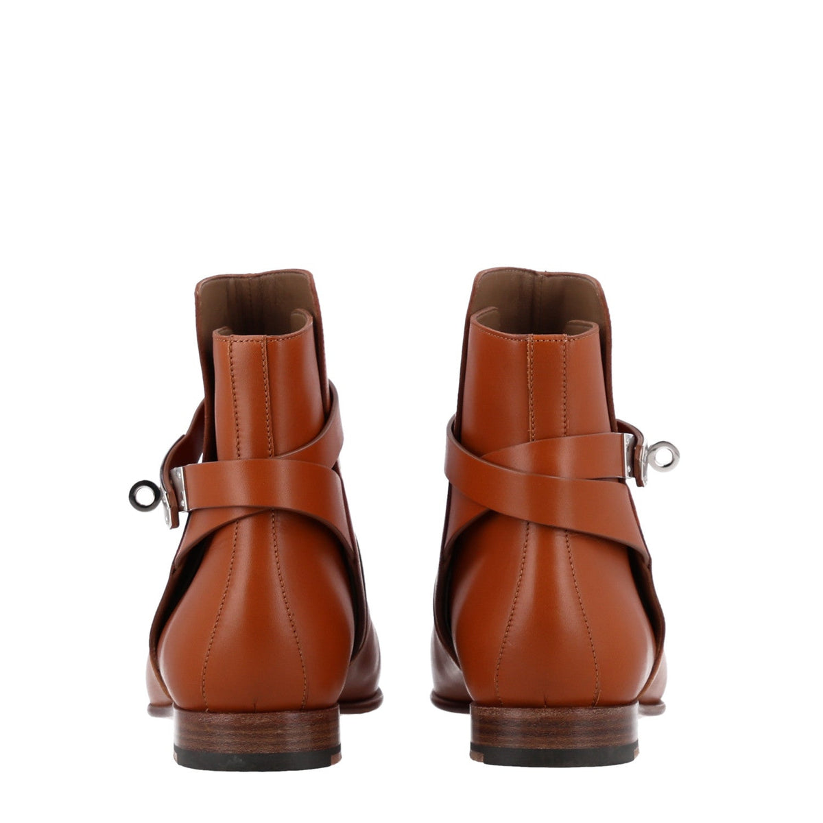Calfskin Neo Low Boots 38.5 Naturel wholesalehk.shop