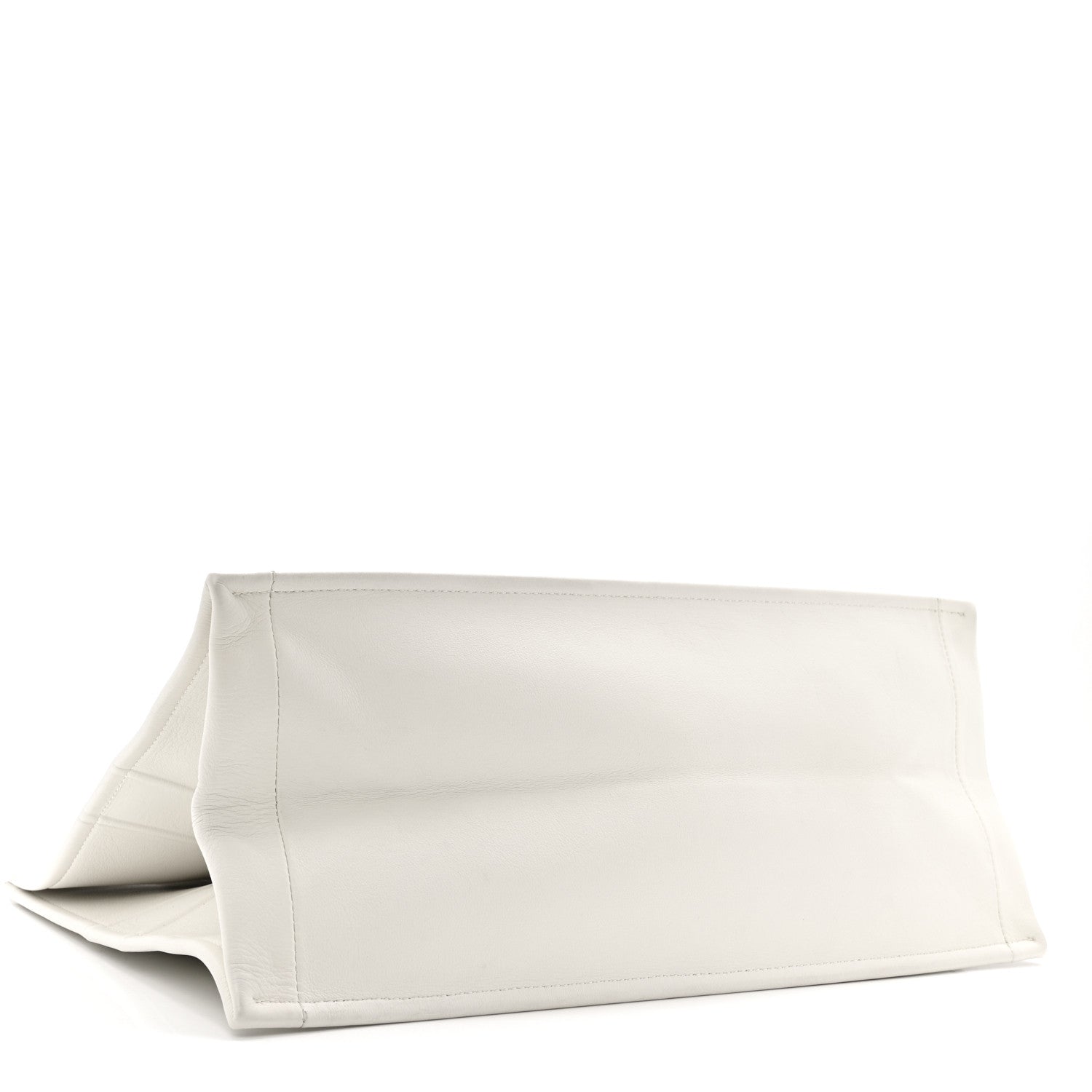 Calfskin Large Surrealism Book Tote Ivory £¨ Direct shipment via from wholesalehk.shop