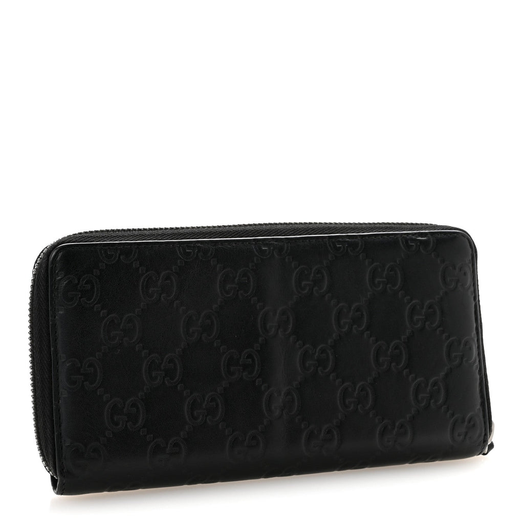 Guccissima Signature Microguccissima Bree Zip Around Wallet Black £¨ Direct shipment via from wholesalehk.shop