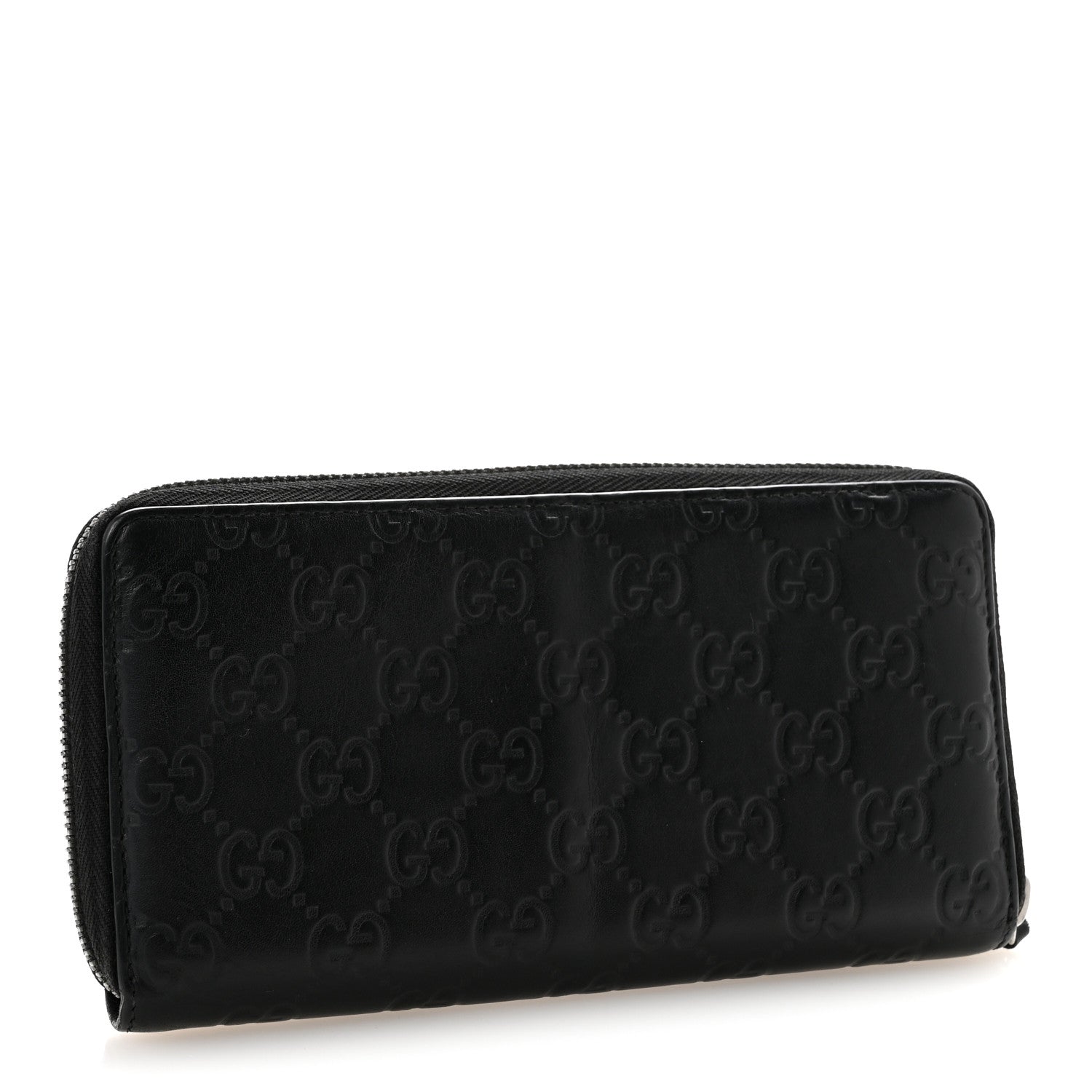 Guccissima Signature Microguccissima Bree Zip Around Wallet Black £¨ Direct shipment via from wholesalehk.shop
