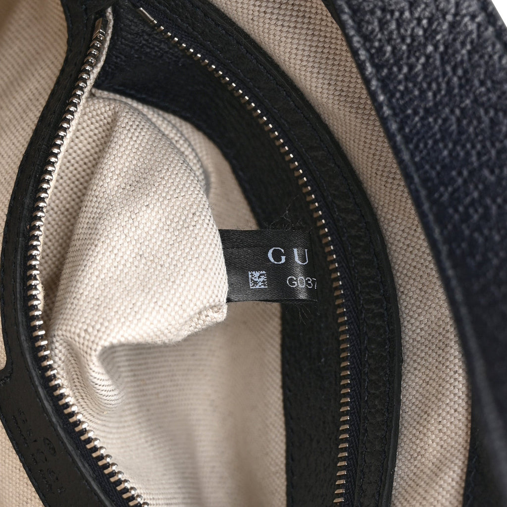 GG Supreme Monogram Textured Dollar Calfskin Web Small Jackie 1961 Hobo Beige Blue £¨ Direct shipment via from wholesalehk.shop