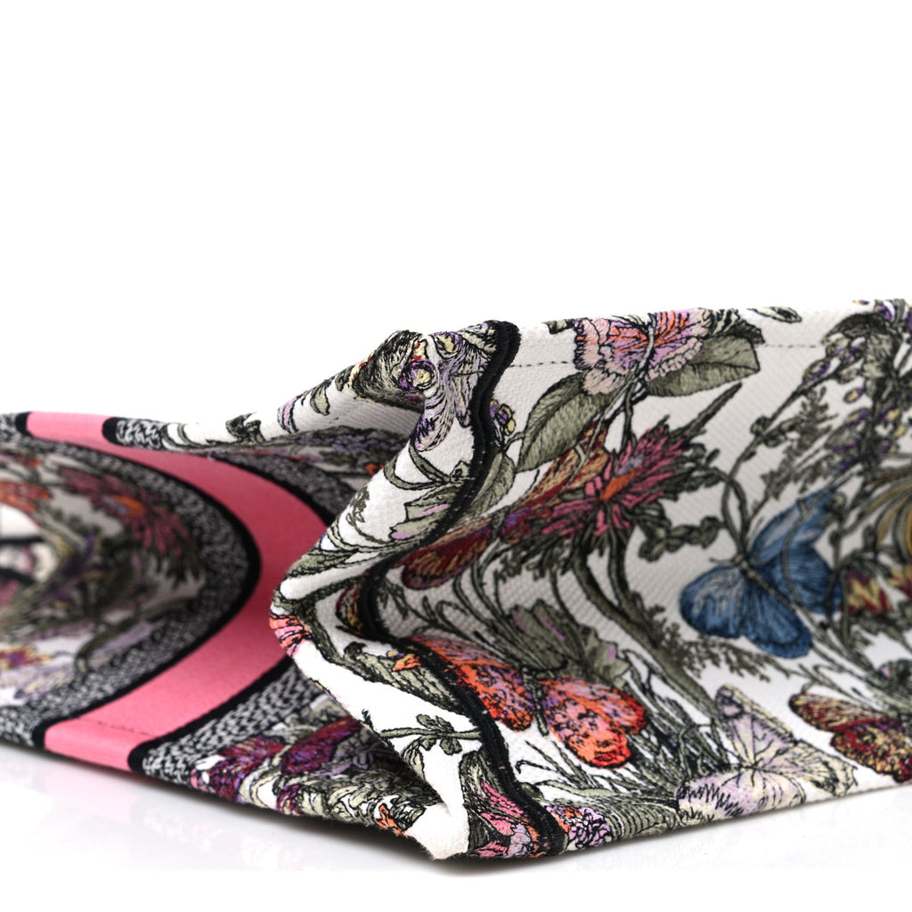 Canvas Embroidered Medium Mexico Millefiori Book Tote White Multicolor £¨ Direct shipment via from wholesalehk.shop