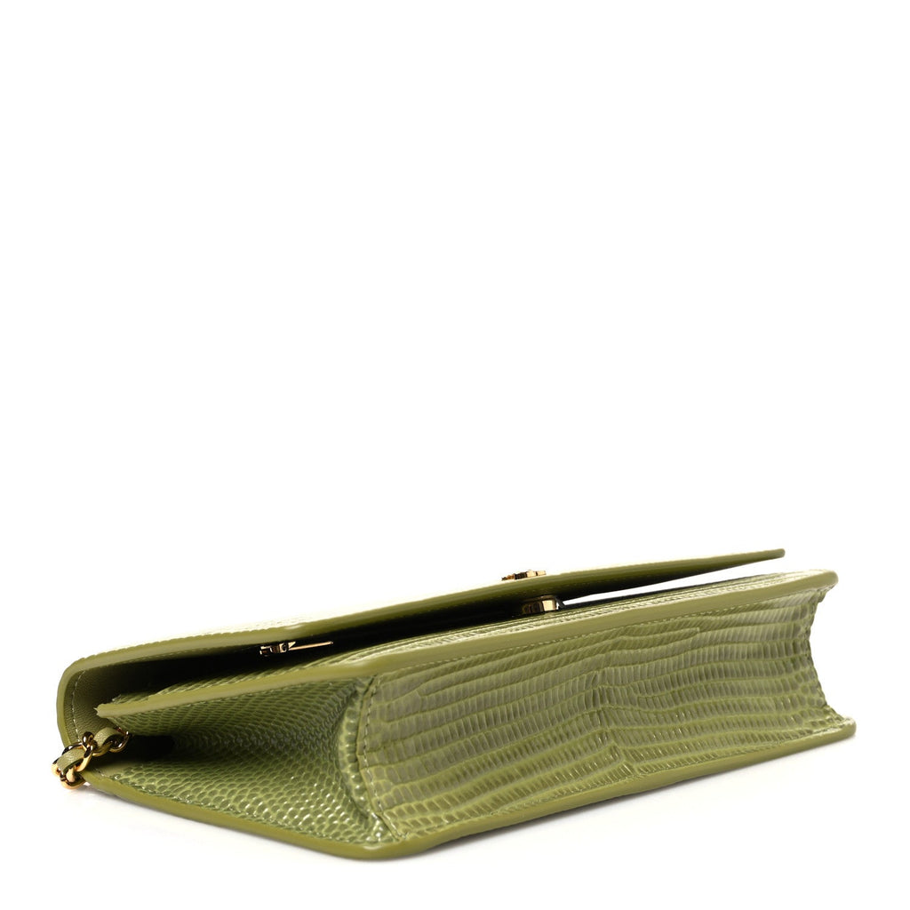 Shiny Lizard Wallet on Chain WOC Green wholesalehk.shop
