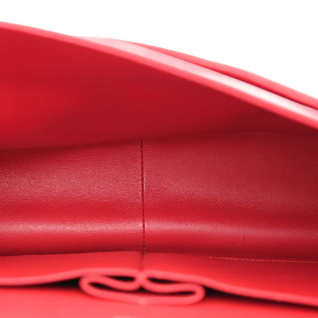 Caviar Quilted Jumbo Double Flap Red wholesalehk.shop