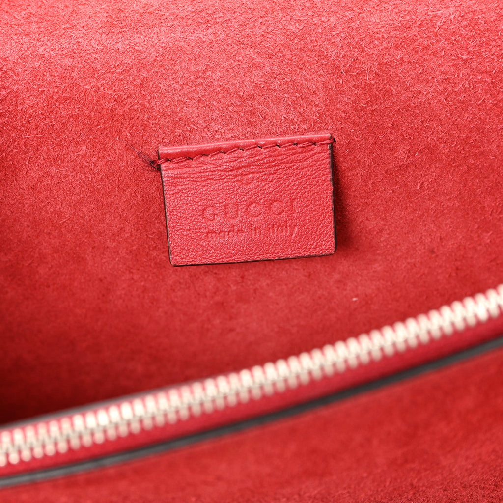 GG Supreme Monogram Small Dionysus Shoulder Bag Red wholesalehk.shop