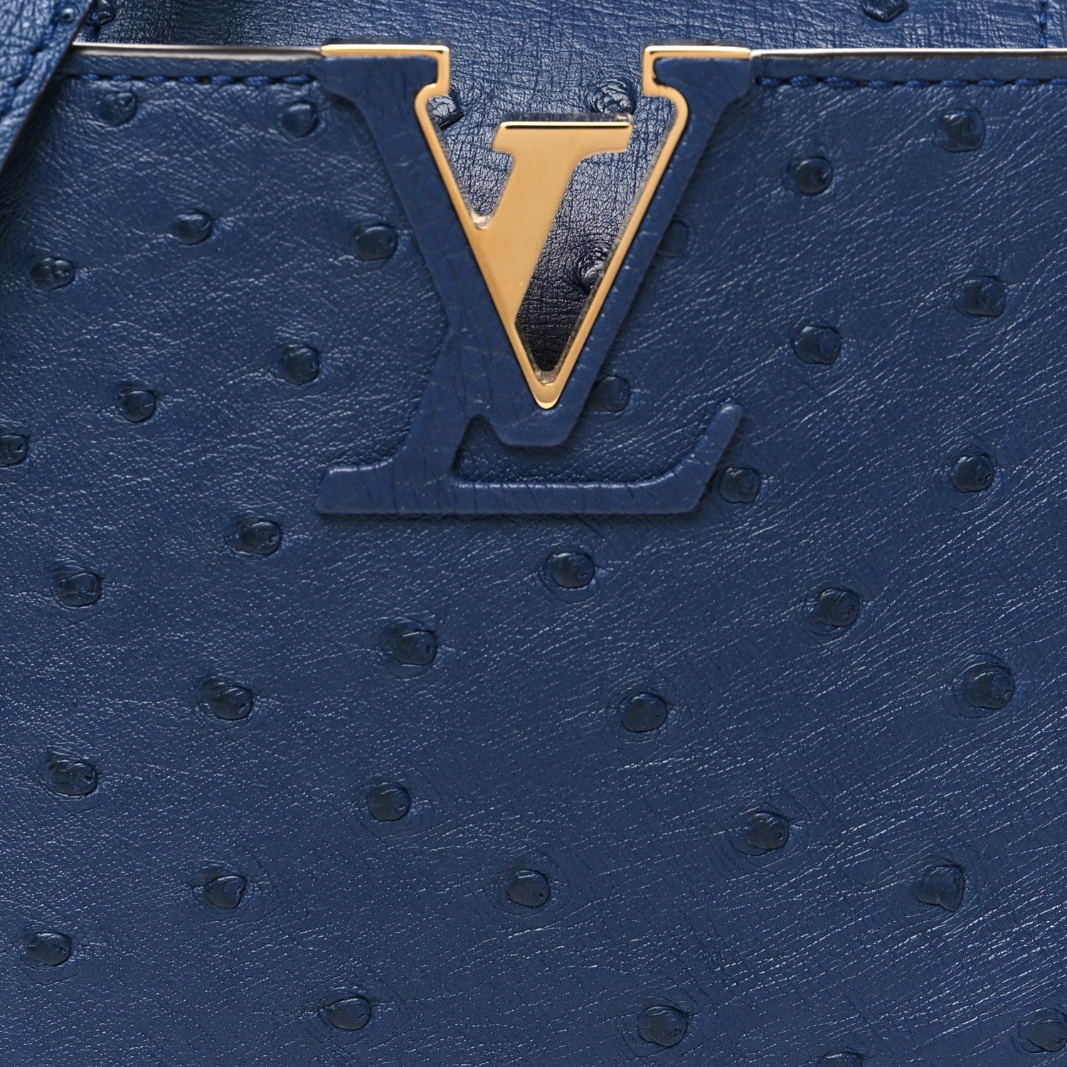 Ostrich Capucines Mini Indigo £¨ Direct shipment via from wholesalehk.shop