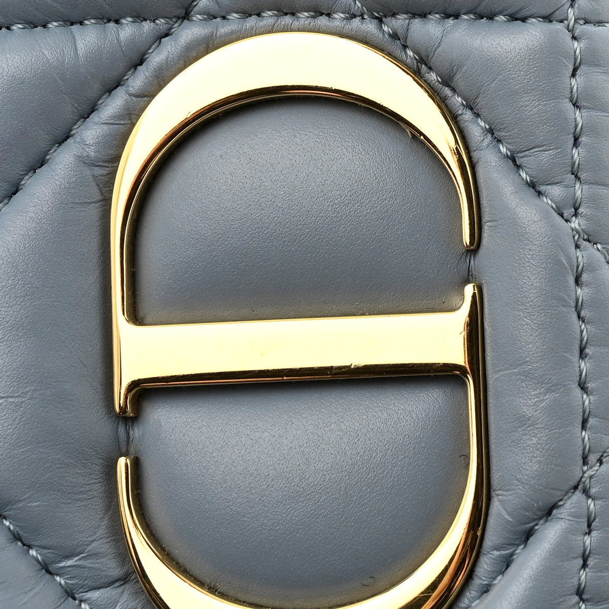 Lambskin Macrocannage Mini Dior Caro Bag Cloud Blue wholesalehk.shop