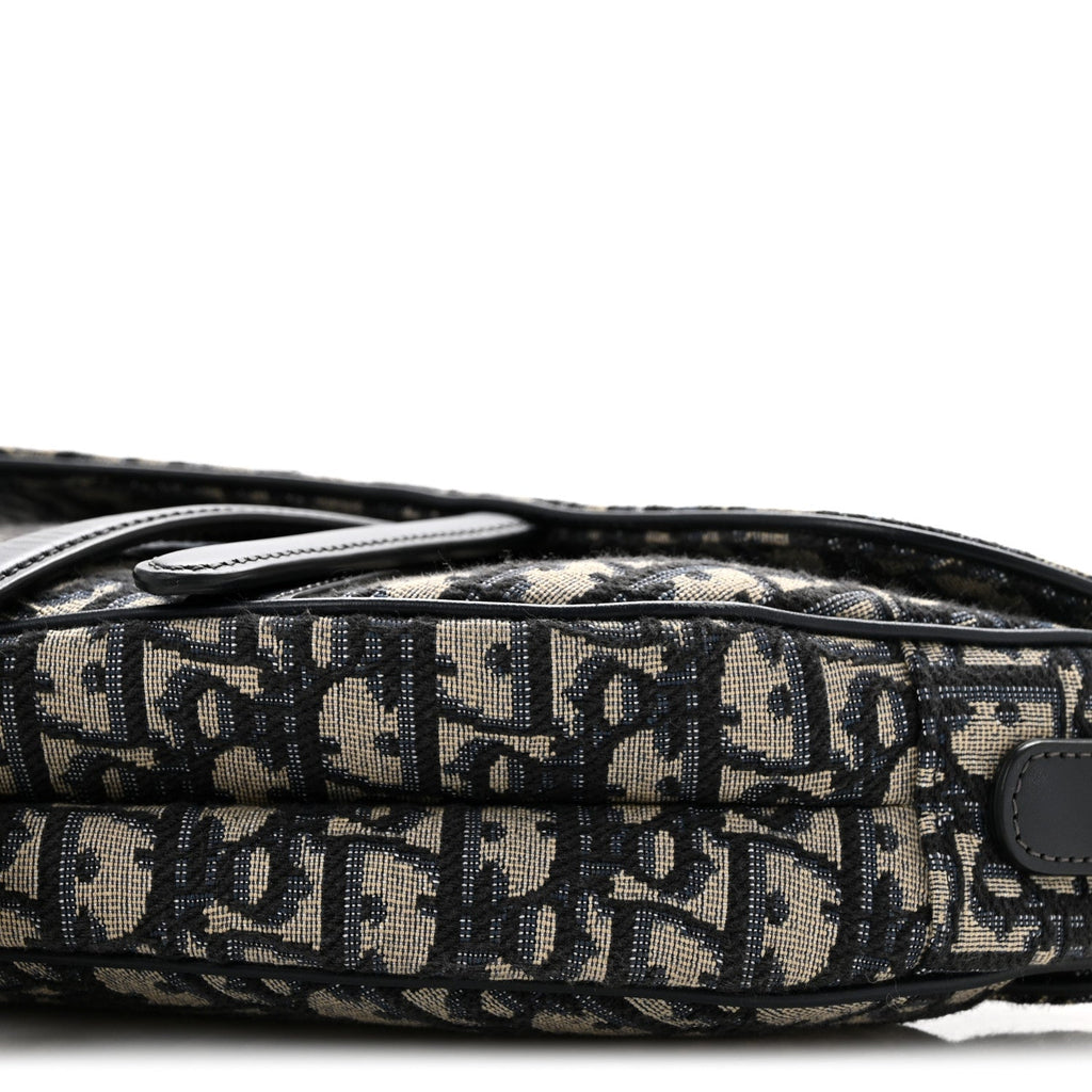 Oblique Saddle Bag With Strap Blue wholesalehk.shop