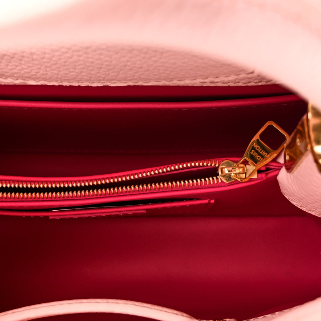 LV X TM Taurillon Superflat Panda Capucines BB Opal Pink £¨ Direct shipment via from wholesalehk.shop