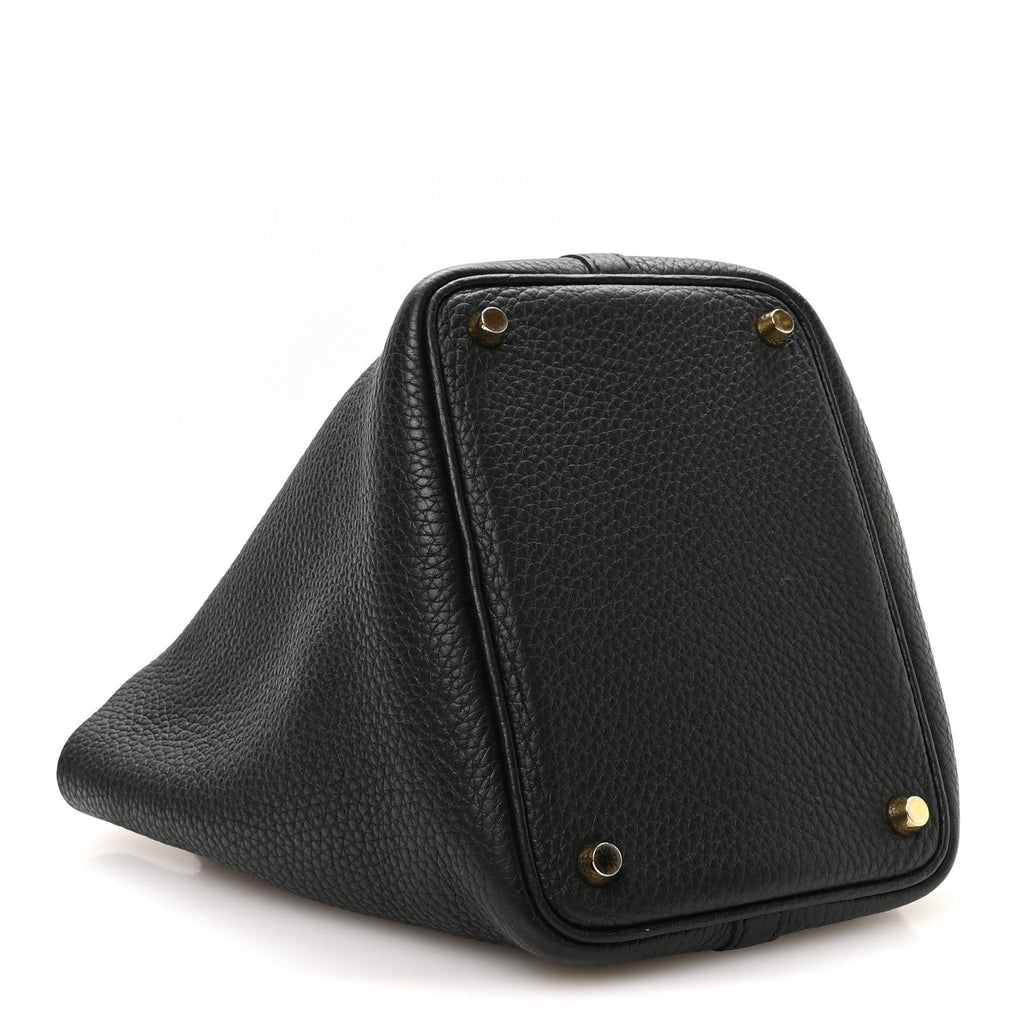 Taurillon Clemence Picotin Lock 18 PM Black £¨ Direct shipment via from wholesalehk.shop