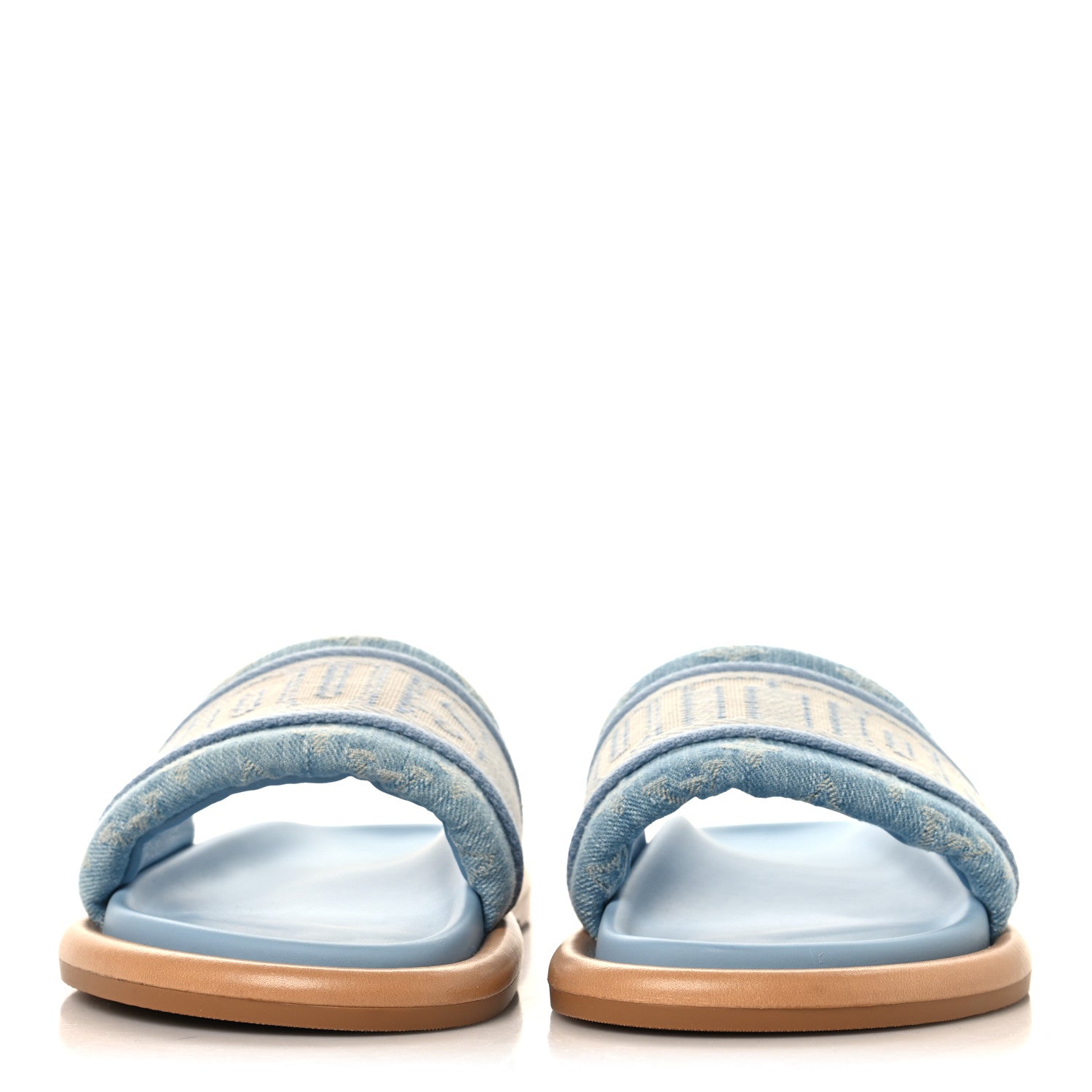 Monogram Denim LV Bliss Womens Comfort Mules 39 Turquoise £¨ Direct shipment via from wholesalehk.shop