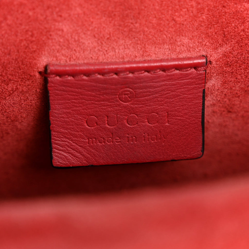 GG Supreme Monogram Suede Mini Dionysus Shoulder Bag Beige Ebony Vulcanic Red wholesalehk.shop