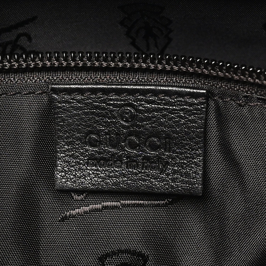 Guccissima Medium Flat Messenger Bag Black £¨ Direct shipment via from wholesalehk.shop