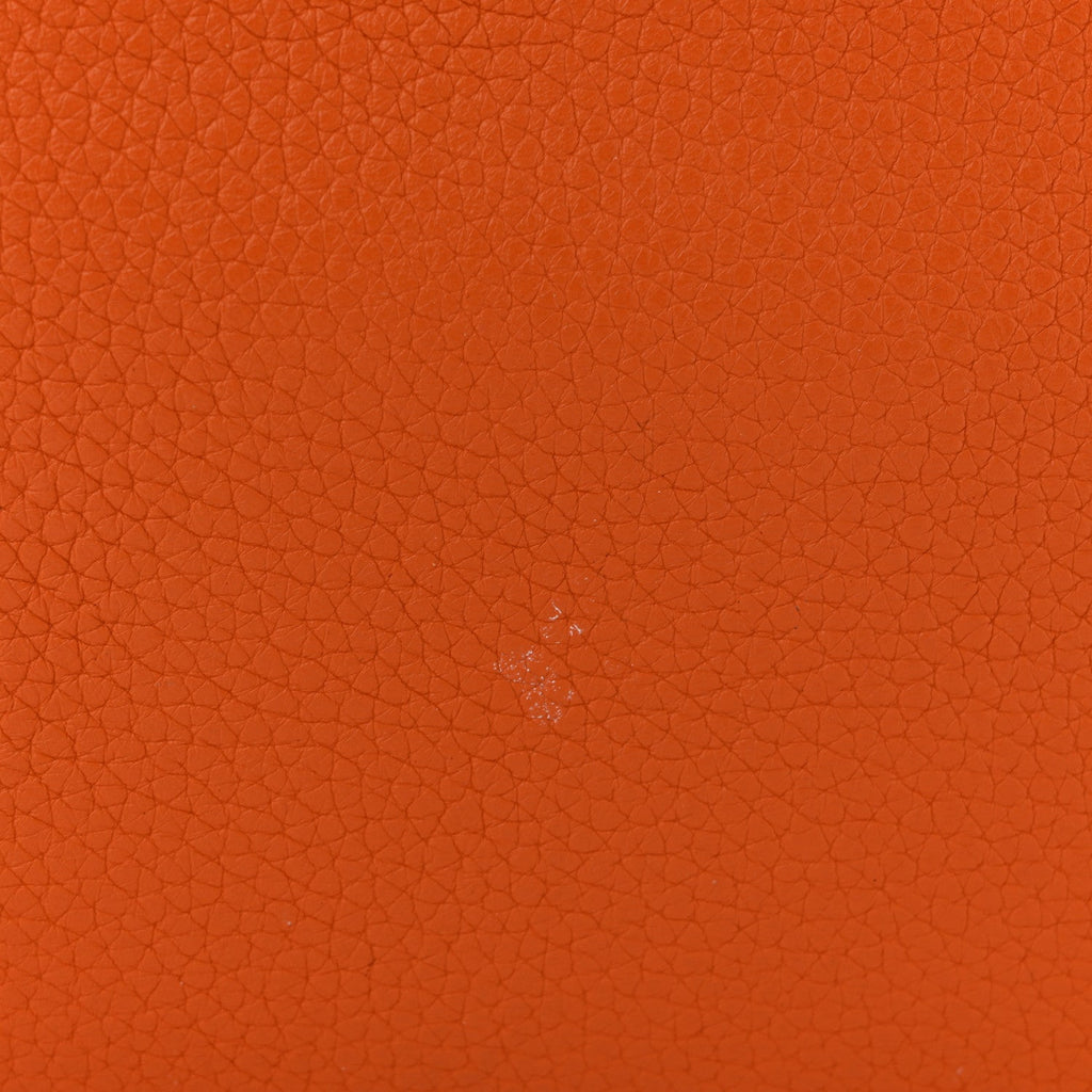 Taurillon Clemence Double Sens 45 Reversible Tote Orange Gold £¨ Direct shipment via from wholesalehk.shop