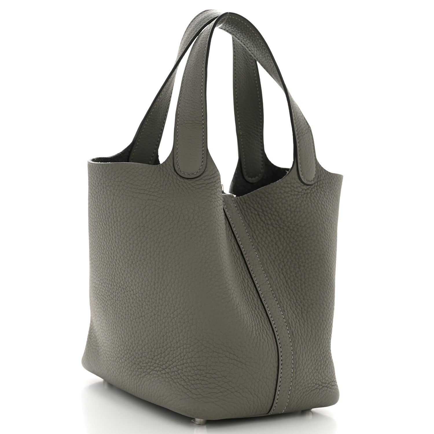 Taurillon Clemence Picotin Lock 18 PM Etain £¨ Direct shipment via from wholesalehk.shop