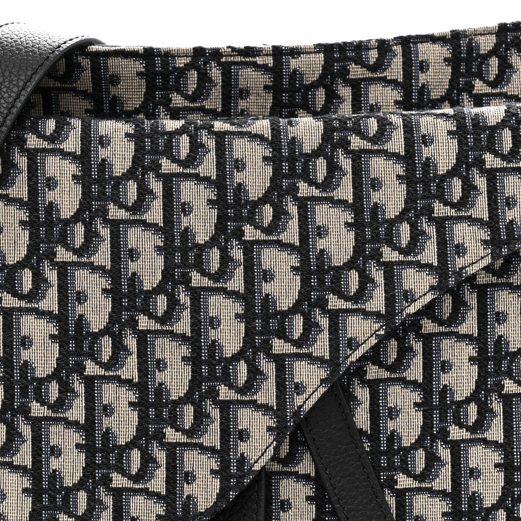 Oblique Soft Saddle Bag Beige Blue wholesalehk.shop