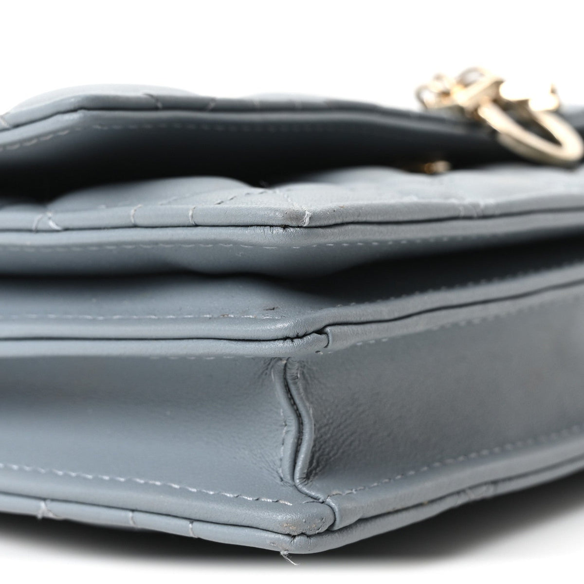 Lambskin Cannage Mini My Dior Top Handle Clutch Cloud Blue wholesalehk.shop