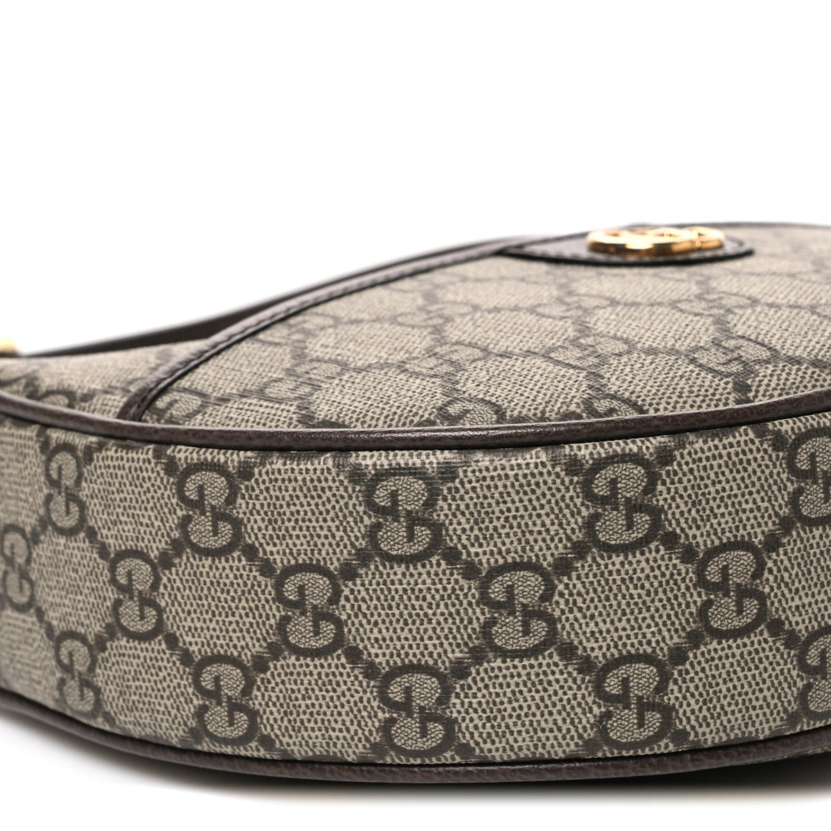 GG Supreme Monogram Textured Dollar Calfskin Small Ophidia Shoulder Bag Beige Ebony New Acero wholesalehk.shop