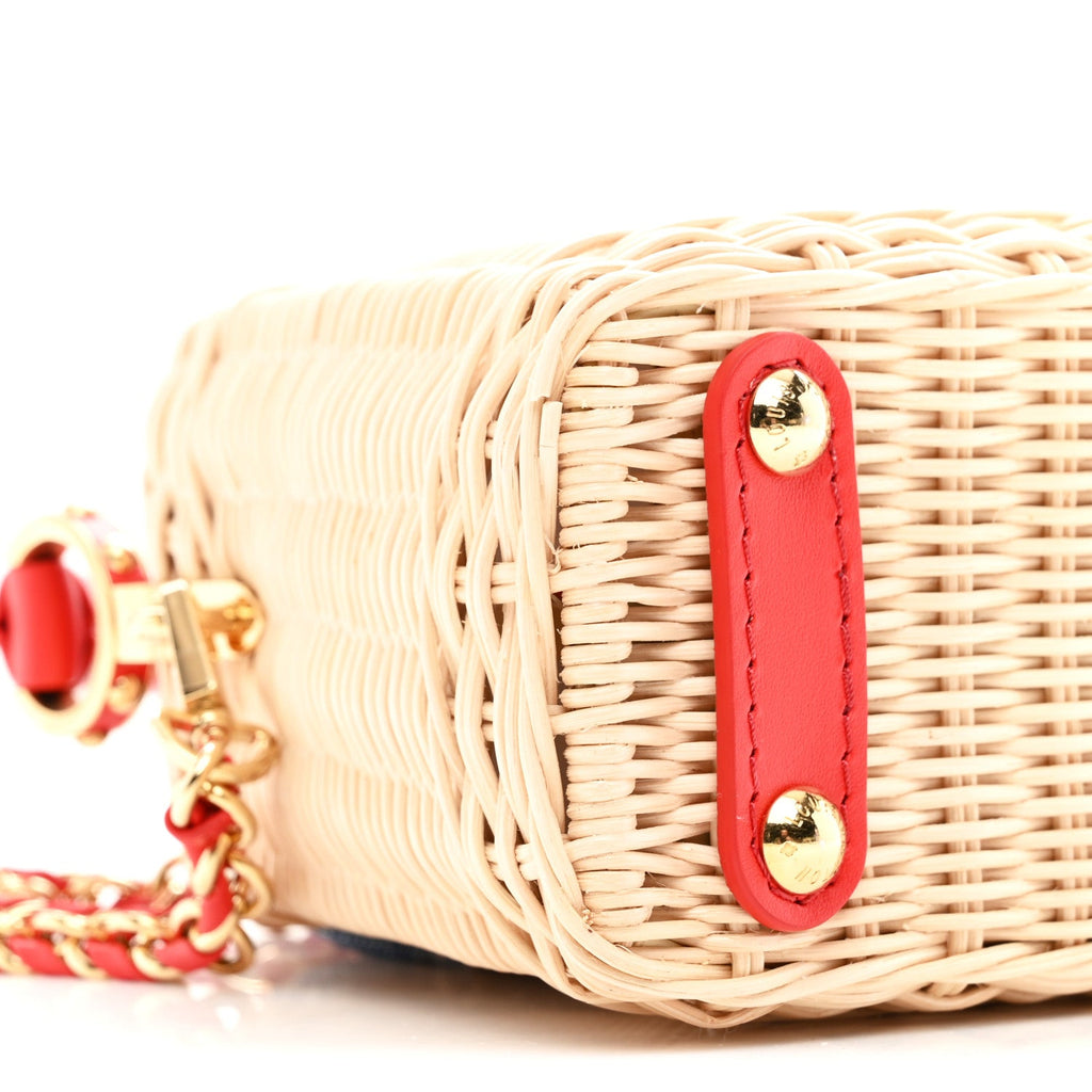 LV X TM Rattan Denim Calfskin Cerises Capucines Mini £¨ Direct shipment via from wholesalehk.shop