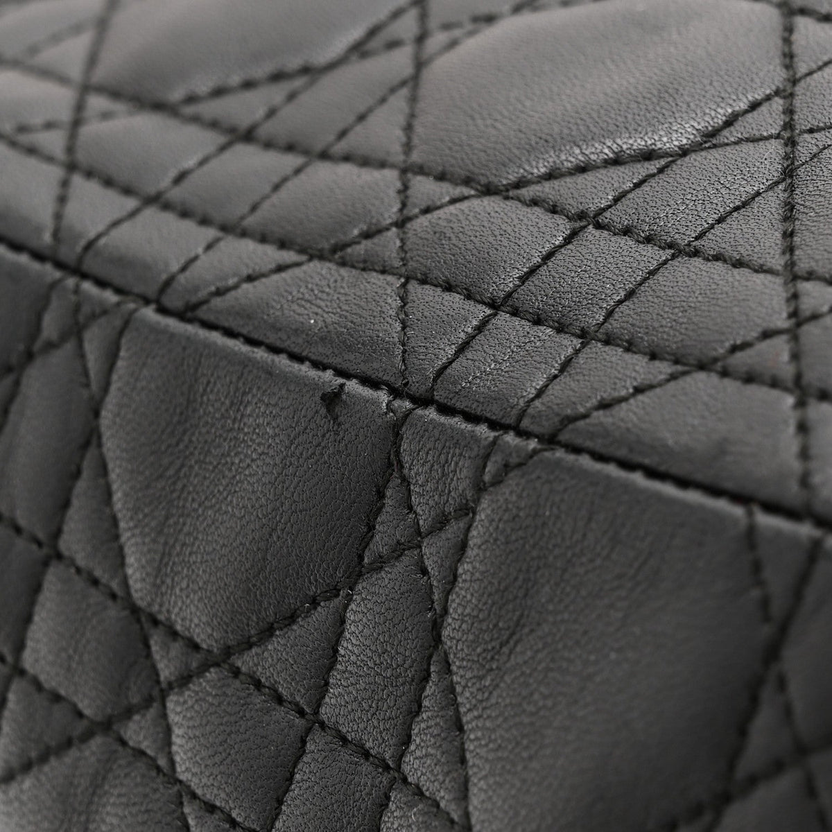 Lambskin Cannage Large Lady Dior Black wholesalehk.shop
