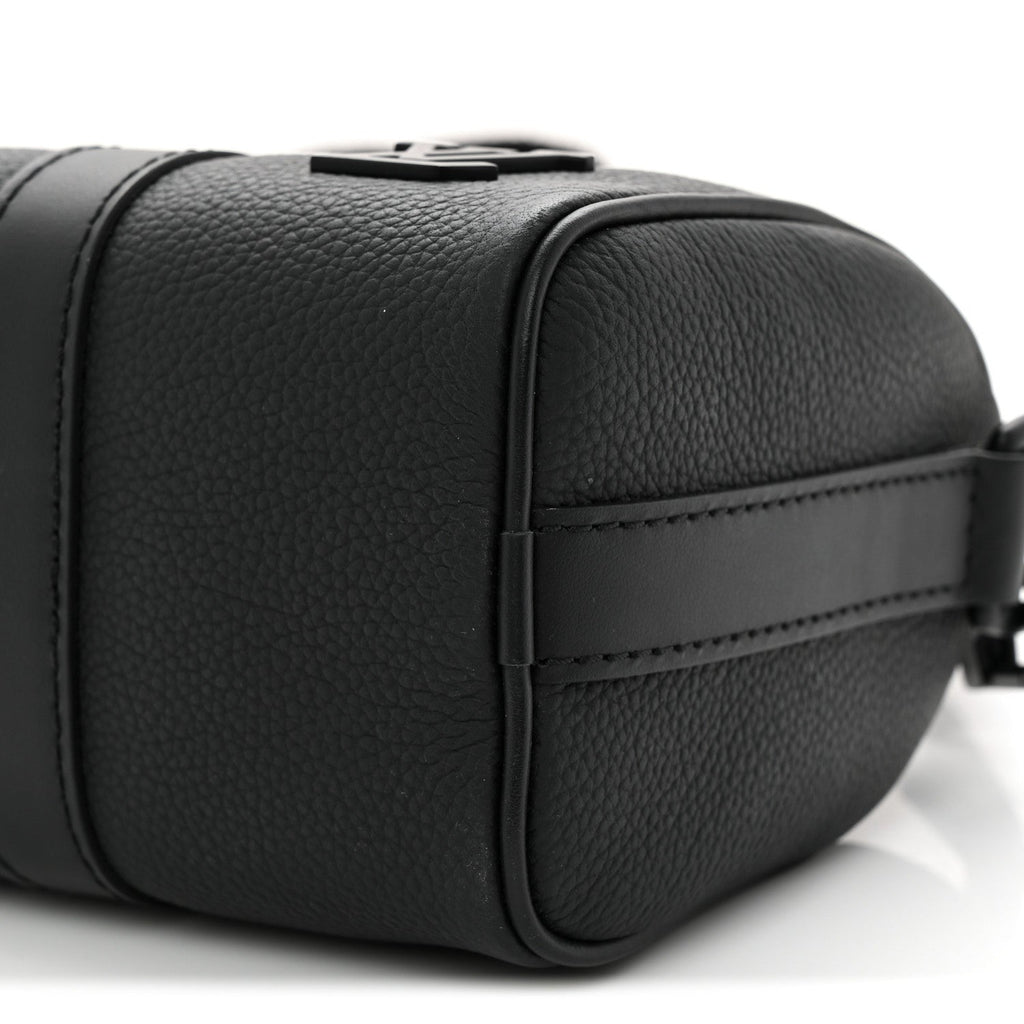 Grained Calfskin Aerogram Keepall XS Black wholesalehk.shop