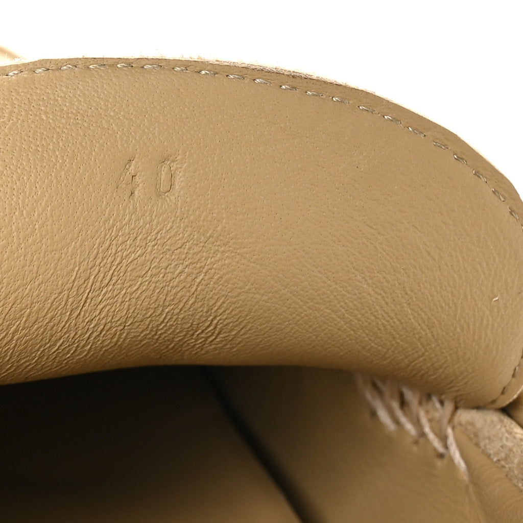 Suede Calfskin Mens Lazy Loafers 40 Beige Sable wholesalehk.shop