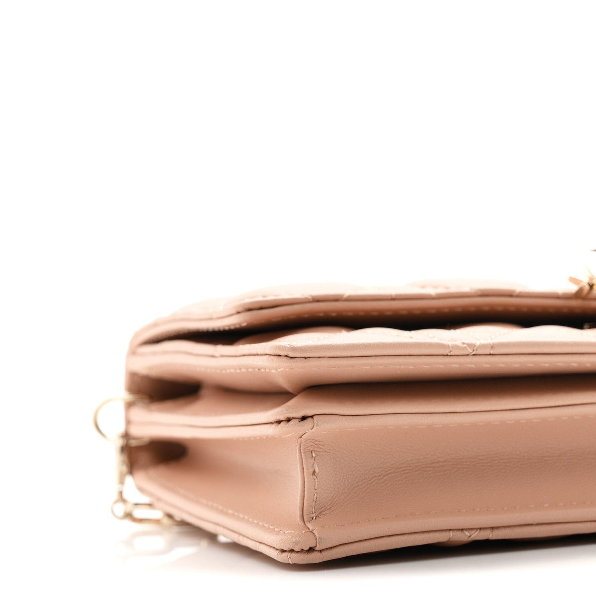 Lambskin Chain Lady My Dior Mini Chain Pouch Rose De Vents wholesalehk.shop