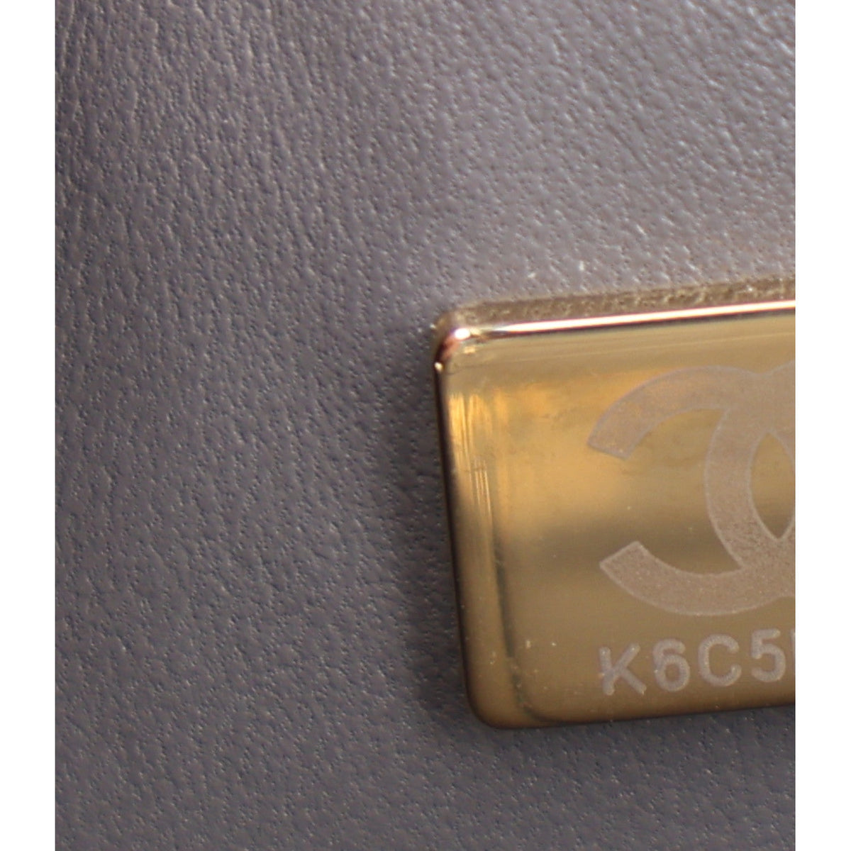 Lambskin Quilted Small Double Flap Grey wholesalehk.shop