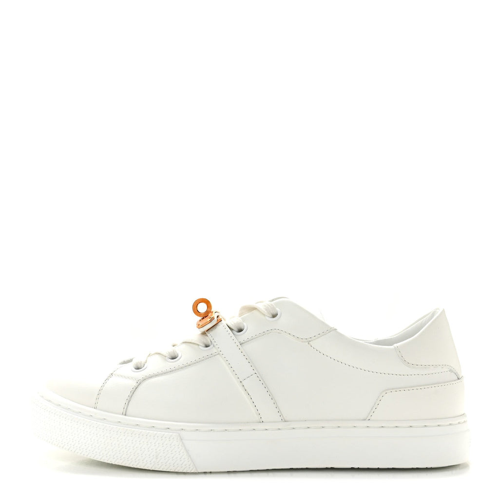 Calfskin Day Sneakers 37.5 White wholesalehk.shop