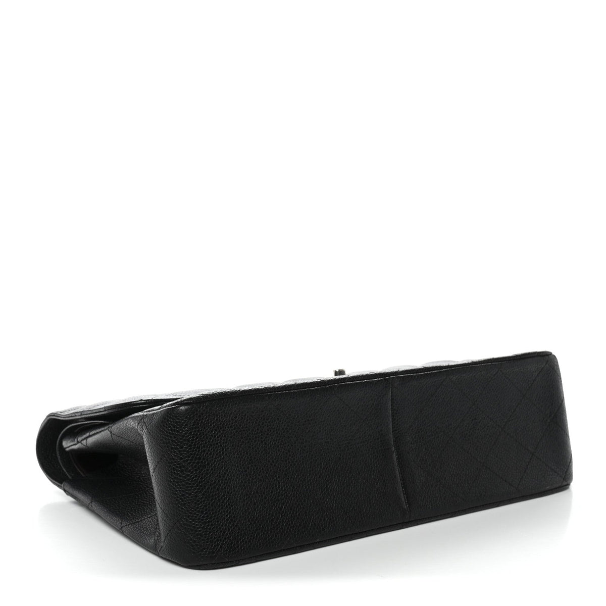 Caviar Quilted Jumbo Double Flap Black wholesalehk.shop
