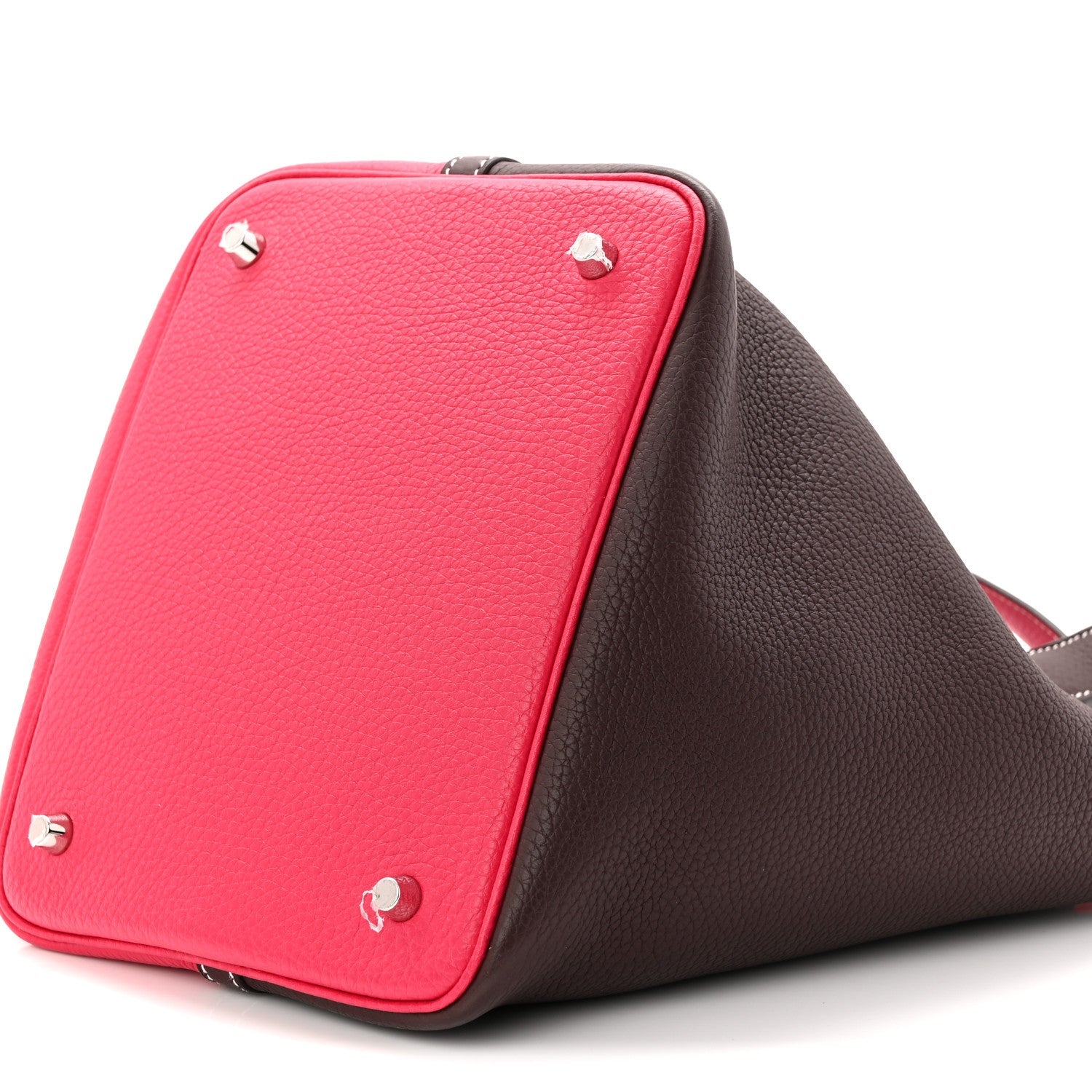 Taurillon Clemence Casaque Picotin Lock 18 PM Rouge Sellier Framboise £¨ Direct shipment via from wholesalehk.shop