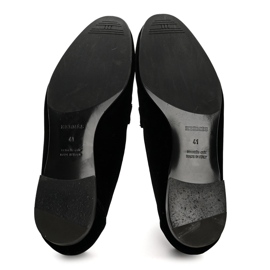 Velvet Womens Paris Loafers 41 Black wholesalehk.shop