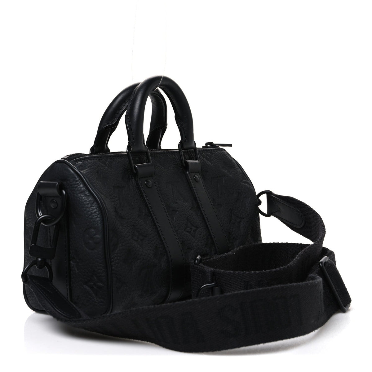 Monogram Taurillon Keepall Bandouliere 25 Black wholesalehk.shop