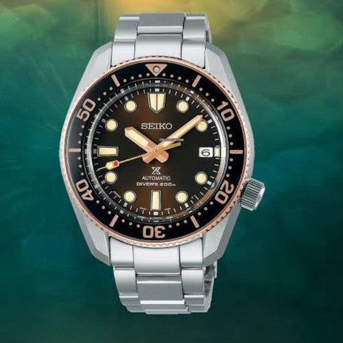 Seiko Prospex Sea Diver Automatic Brown Dial Silver Steel Strap Watch For Men - SPB240J1 wholesalehk.shop