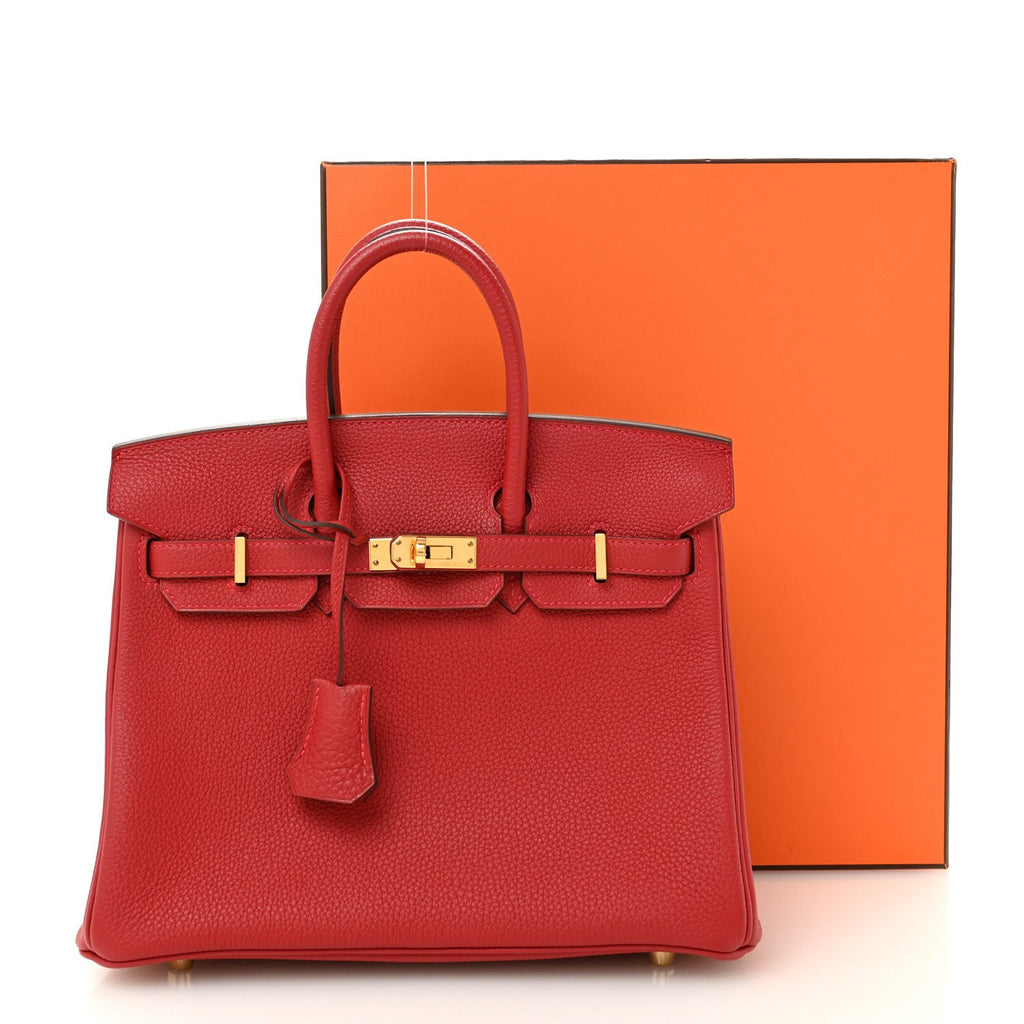 Togo Birkin 25 Rouge Vif £¨ Direct shipment via from wholesalehk.shop