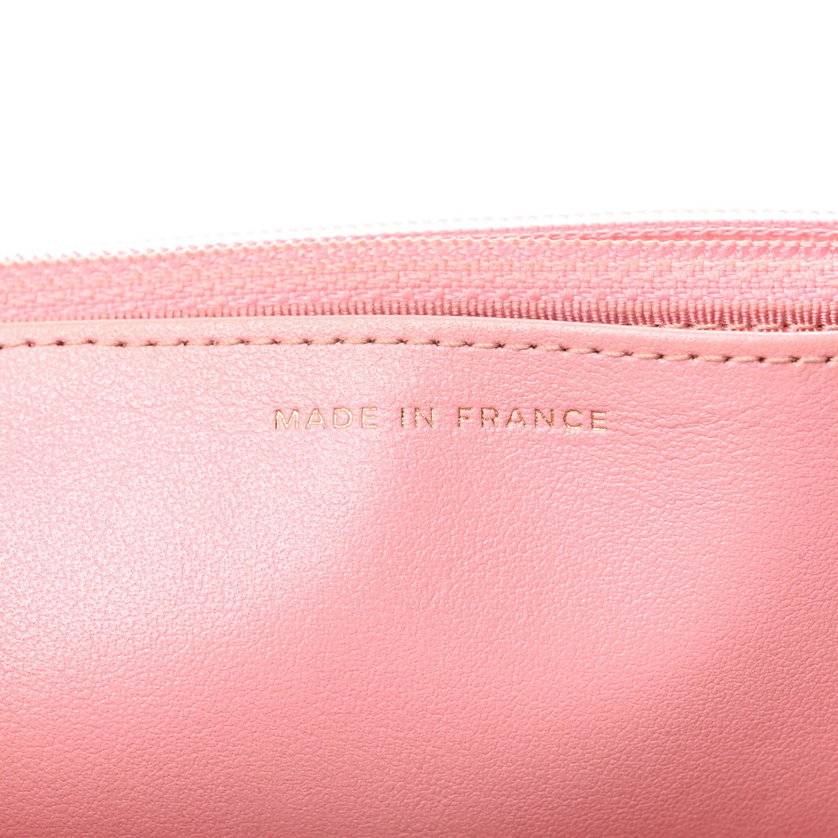 Iridescent Caviar Quilted Wallet on Chain WOC Rose Pink wholesalehk.shop