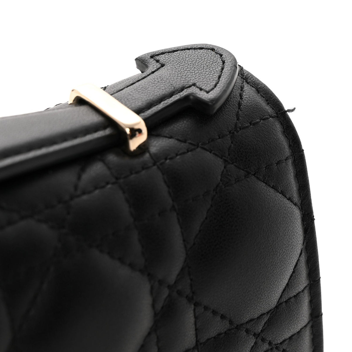 Lambskin Cannage Mini My Dior Bag Black wholesalehk.shop
